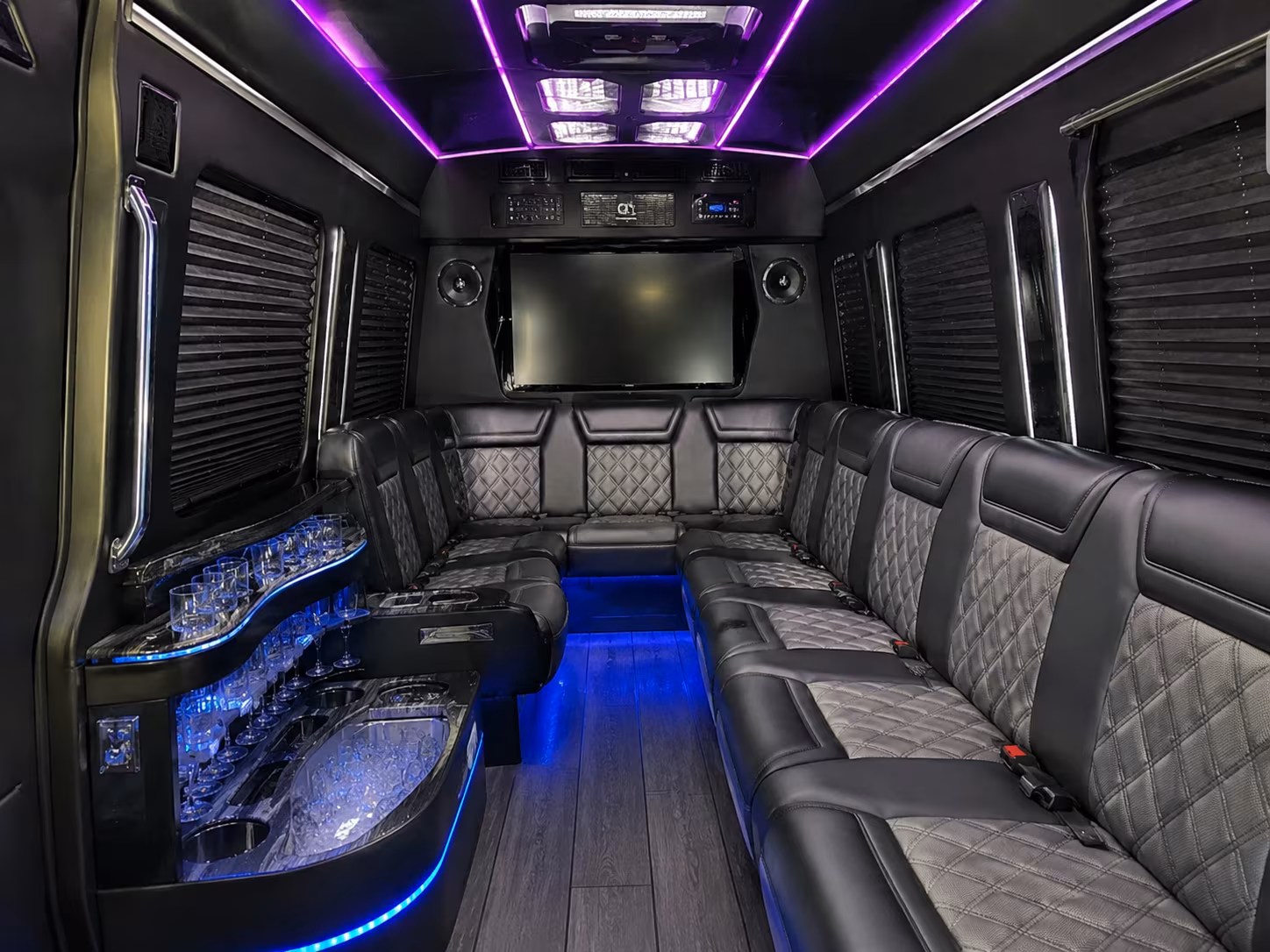 bus rental options for north charleston trips